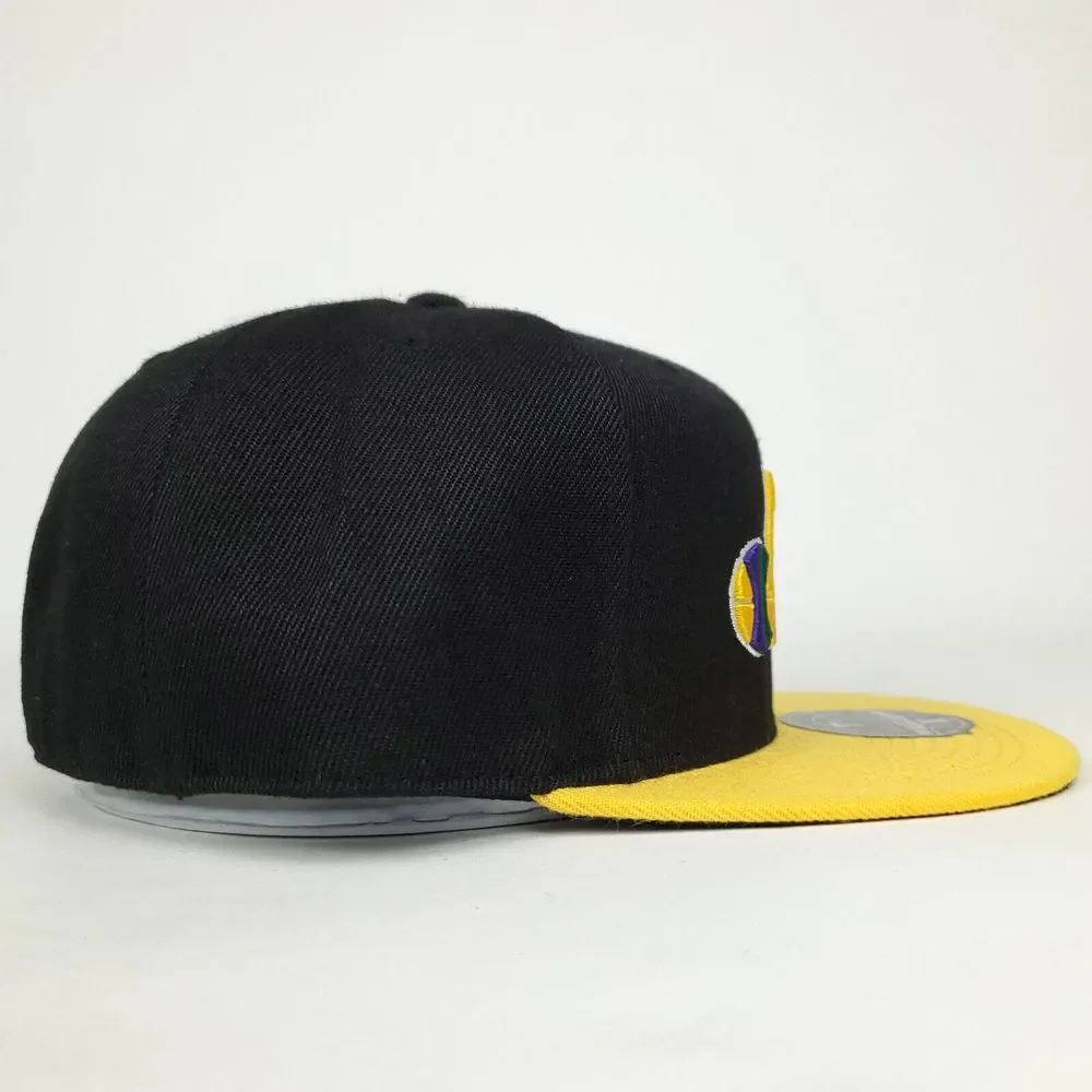 New Orleans Jazz Mitchell &‎ Ness Fitted 7 3/8 Flatbill Hat Cap 3D Logo NWT